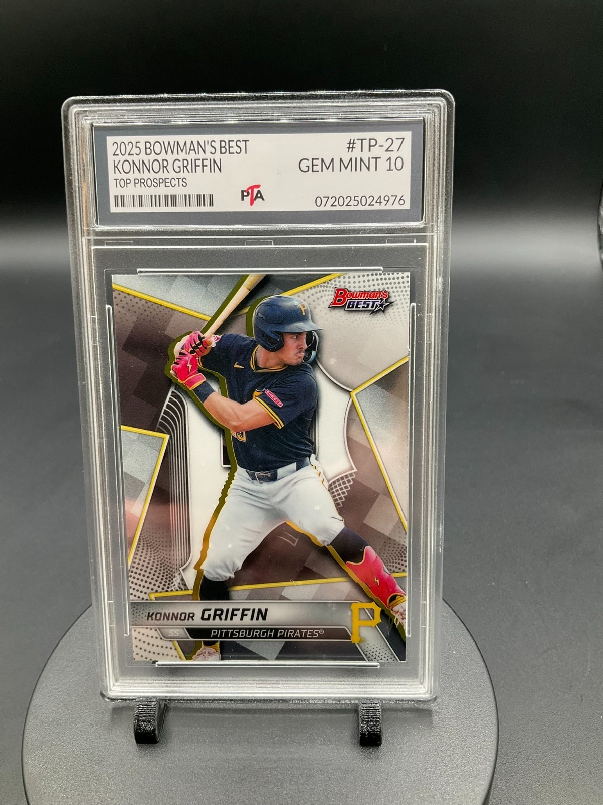 2025 Bowman’s Best Baseball Top Prospects Konnor Griffin ~ GEM MINT PTA 10🔥