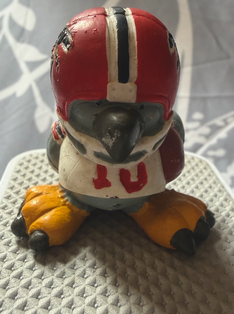 Vintage 1983 NFL Huddles Atlanta Falcons Mascot PVC Figure Made in Hong Kong
