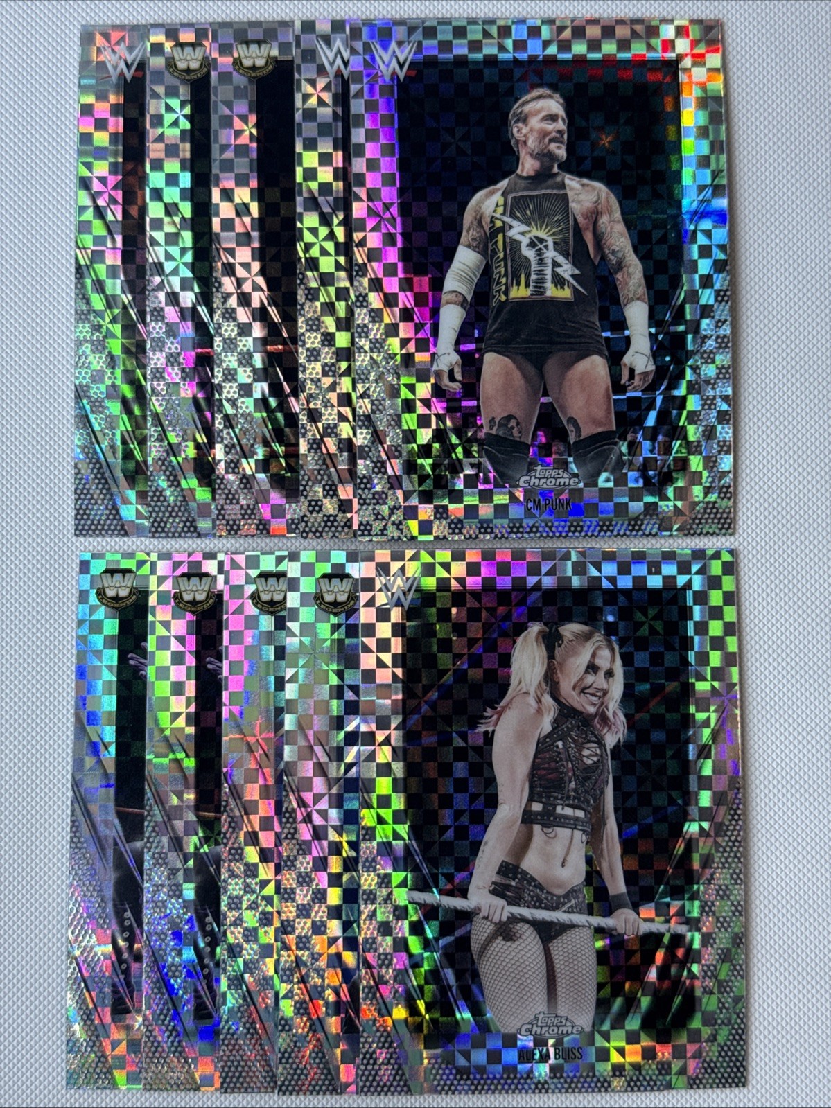 X-FRACTOR REFRACTOR 2026 Topps Chrome WWE Wrestling Cards You Pick/Choose! READ*