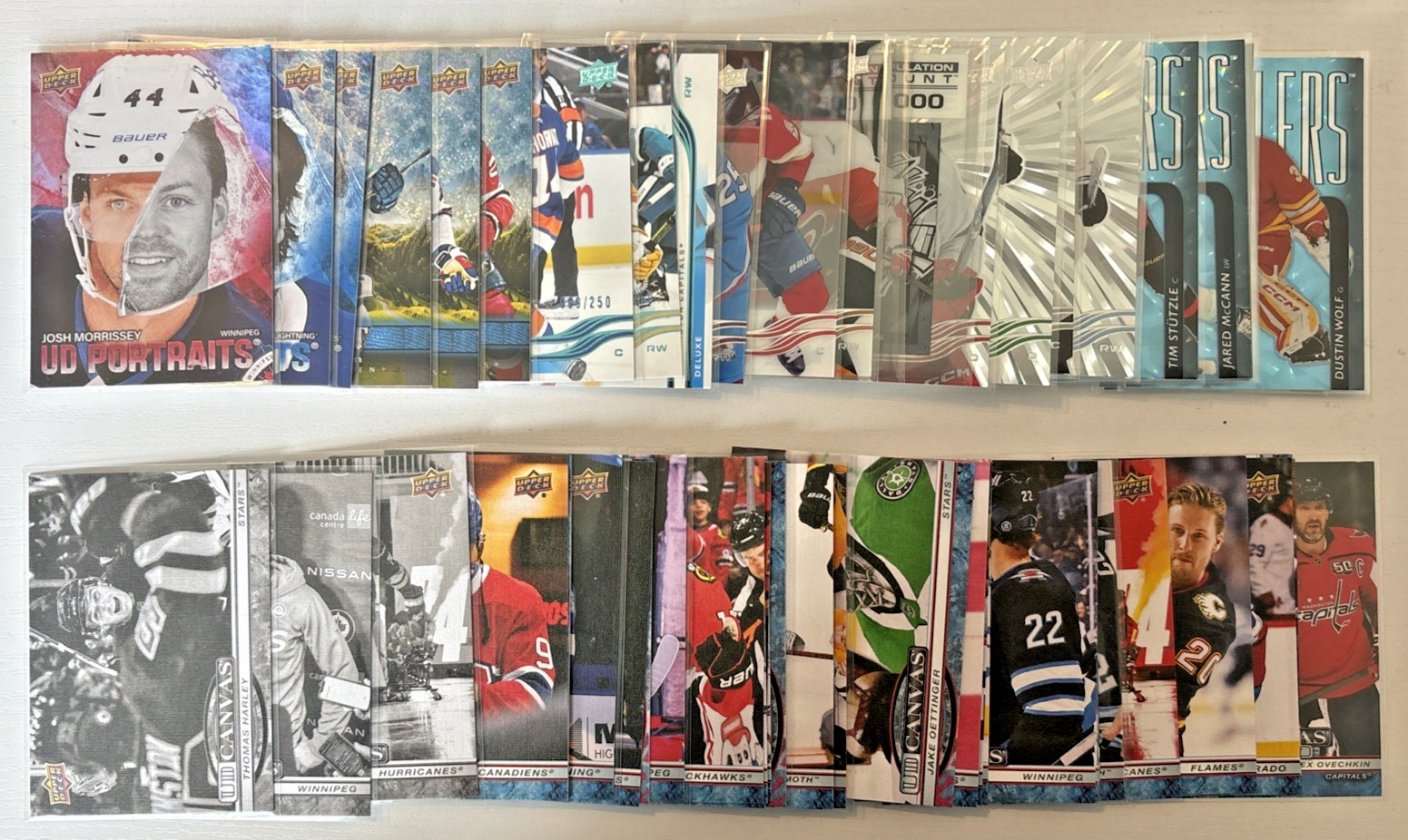 25-26 UD Series 1 Inserts! Speckled, #’d, Outburst, Clear Cut, B&W, Canvas, etc.