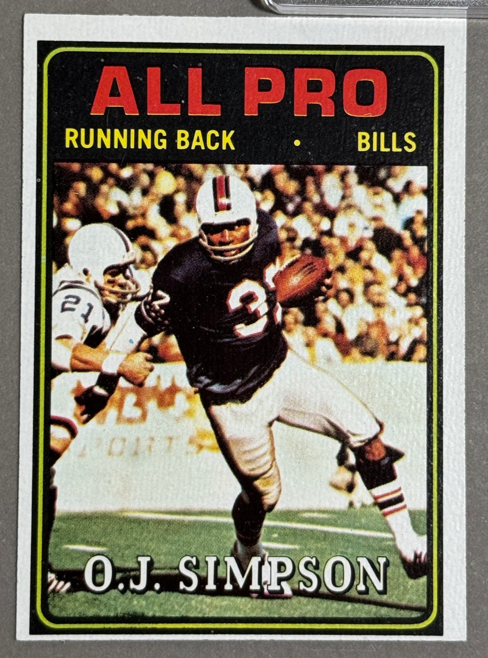 1974 Topps Football Set. 527/528 Cards in Binder. EX-MT