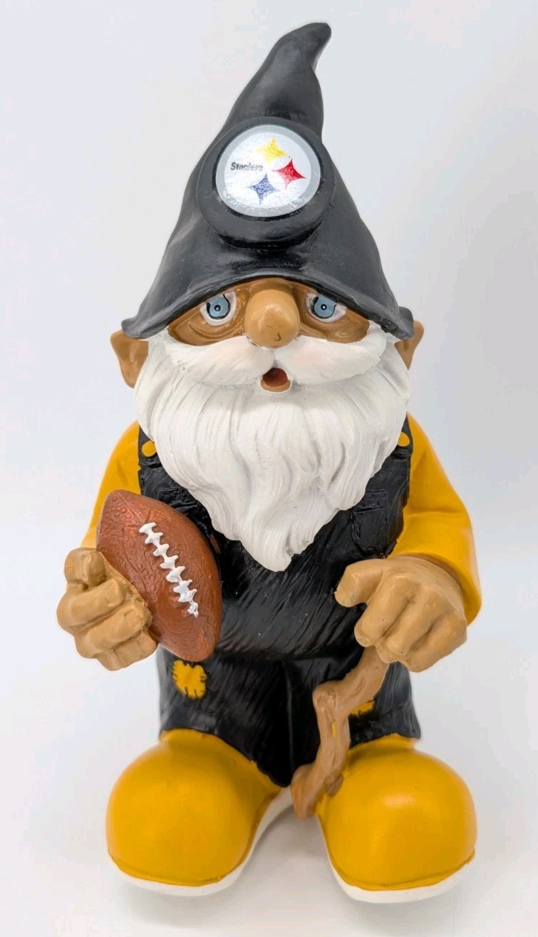 Pittsburgh Steelers 8″ Gnome Garden Troll Forever Collectibles NFL Licensed NEW