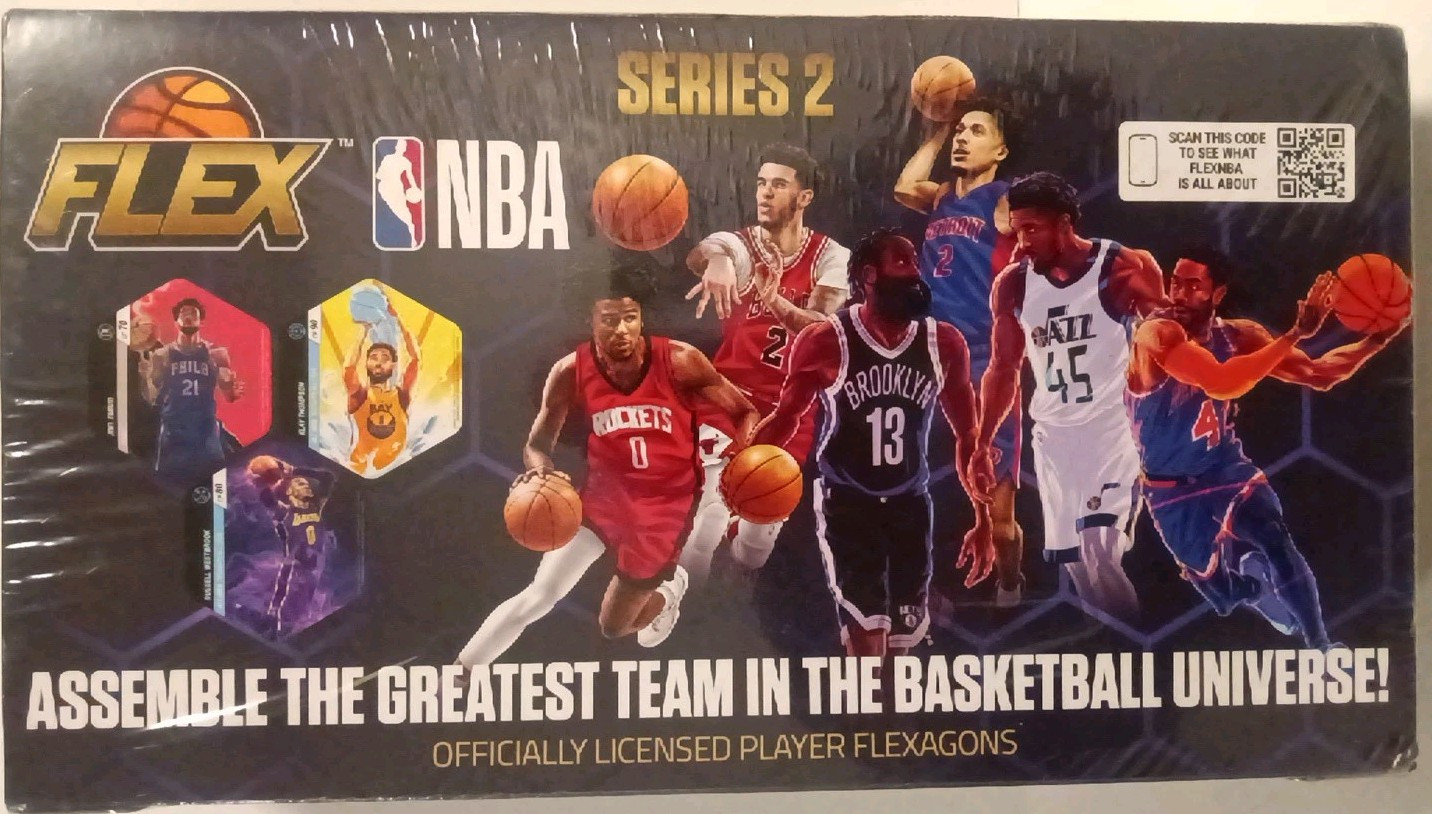NBA Sequoia 2002 Flex Basketball Series 2 Flexagons Booster Box Sealed