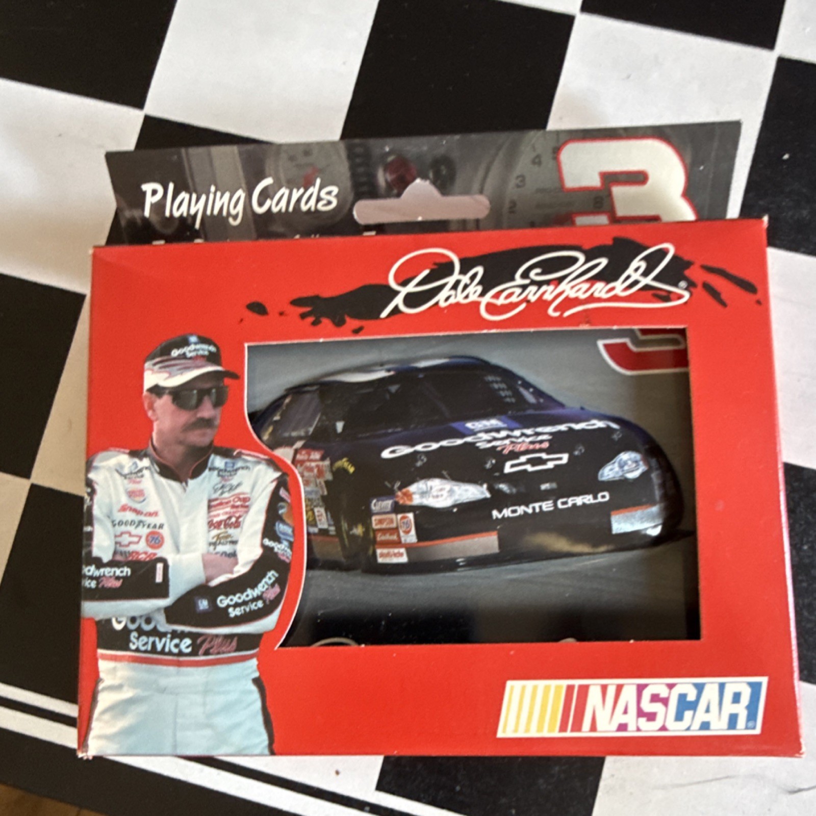 NASCAR Dale Earnhardt #3 Playing Card Set Collector Tin Sports Modern (1970-Now)
