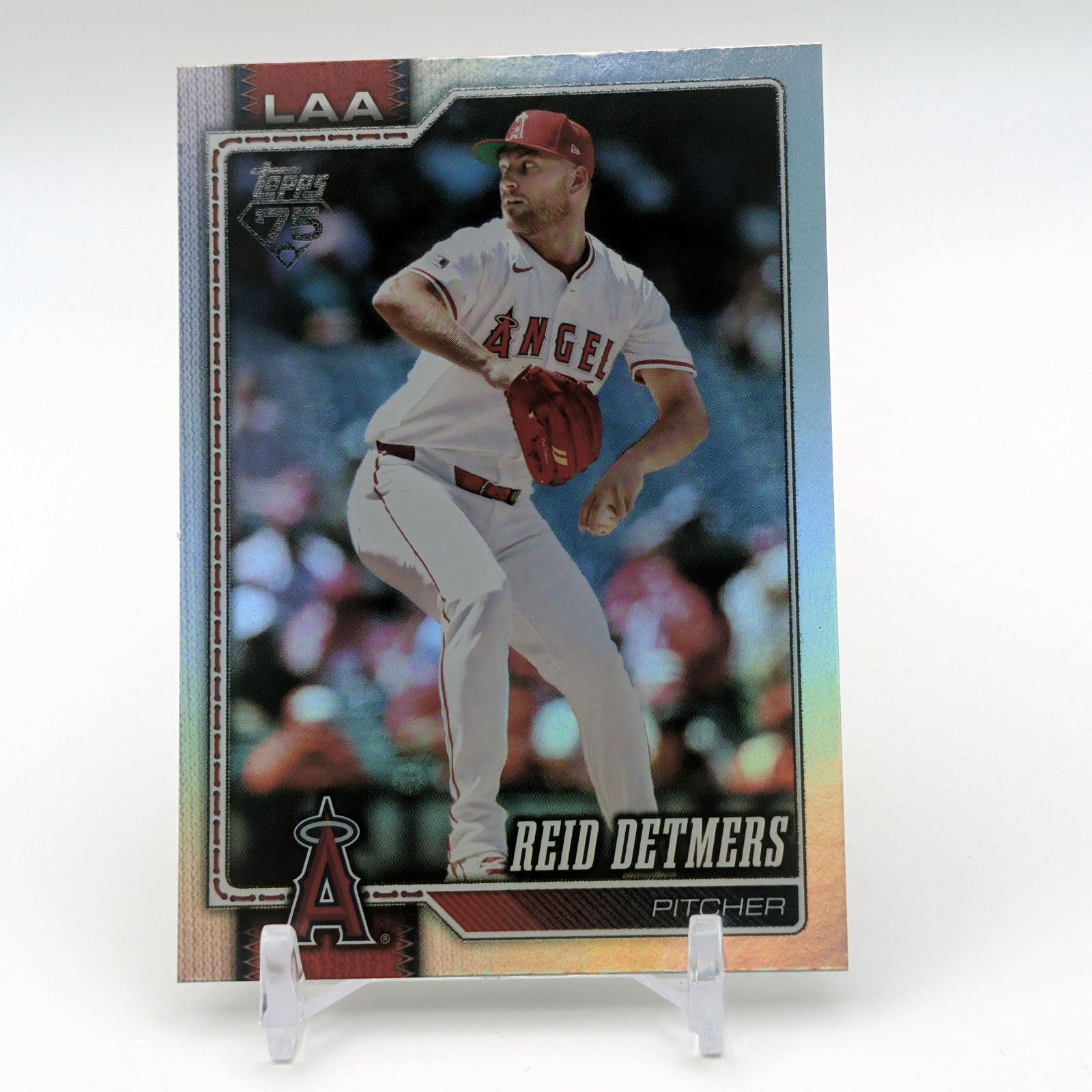 2026 Topps #271 Reid Detmers – Rainbow Foil – Los Angeles Angels