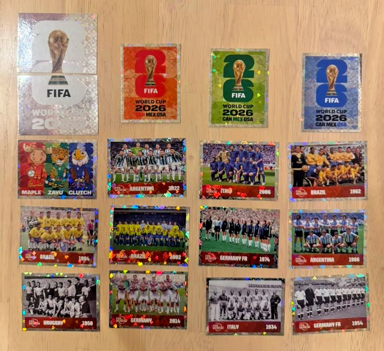 2026 Panini FIFA World Cup Stickers US Edition #00-#FWC19 – Pick Your Stickers