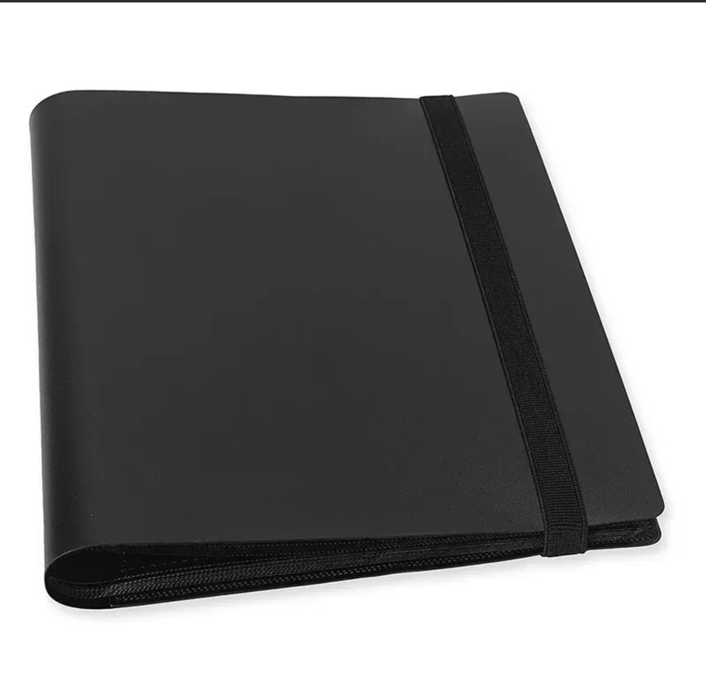 Trading Card Binder – 9 Pocket 360 Cards holder | Sports | TCG | Elastic | Black