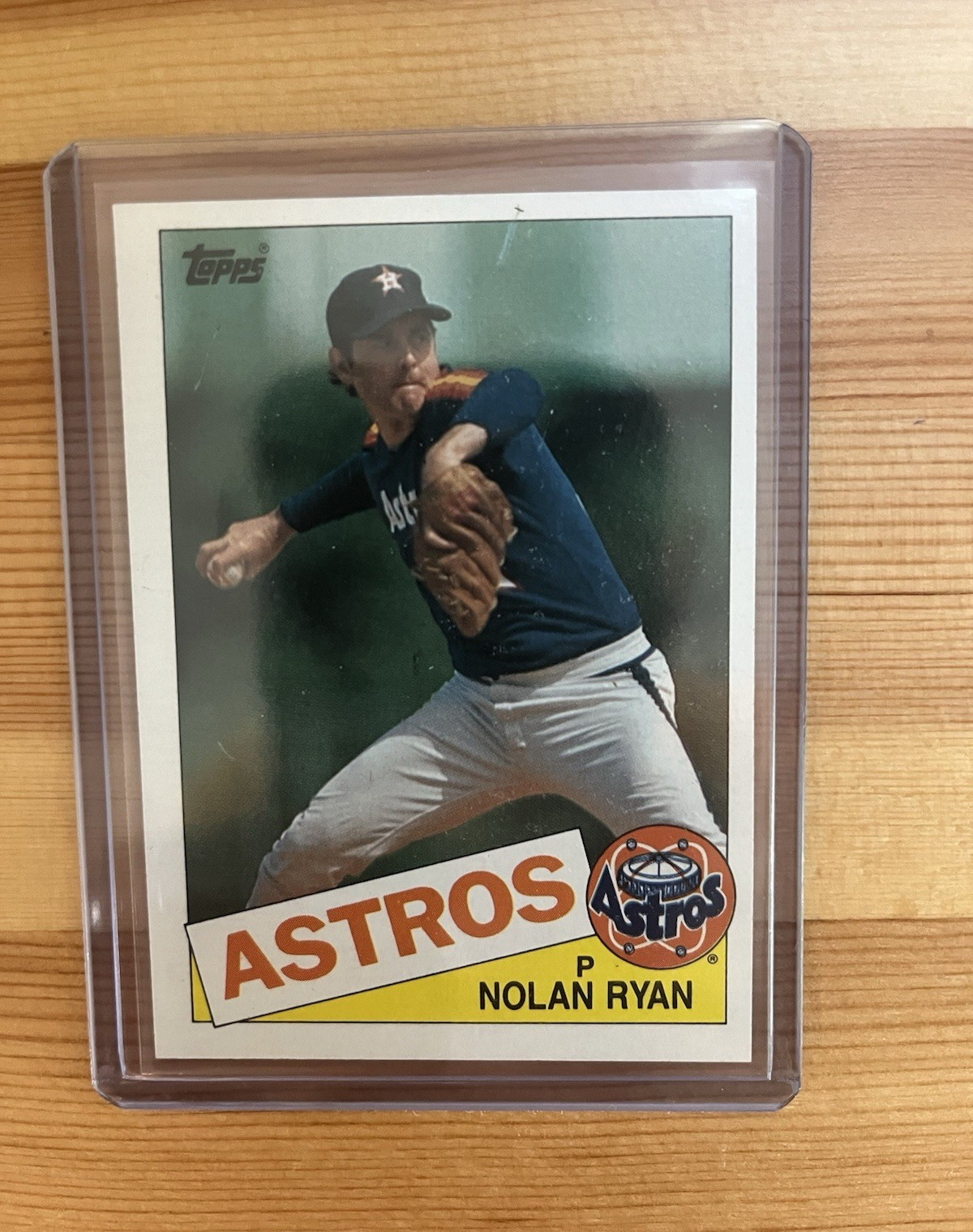 Topps 1985 Nolan Ryan Houston Astros #760 Baseball Card Base Set