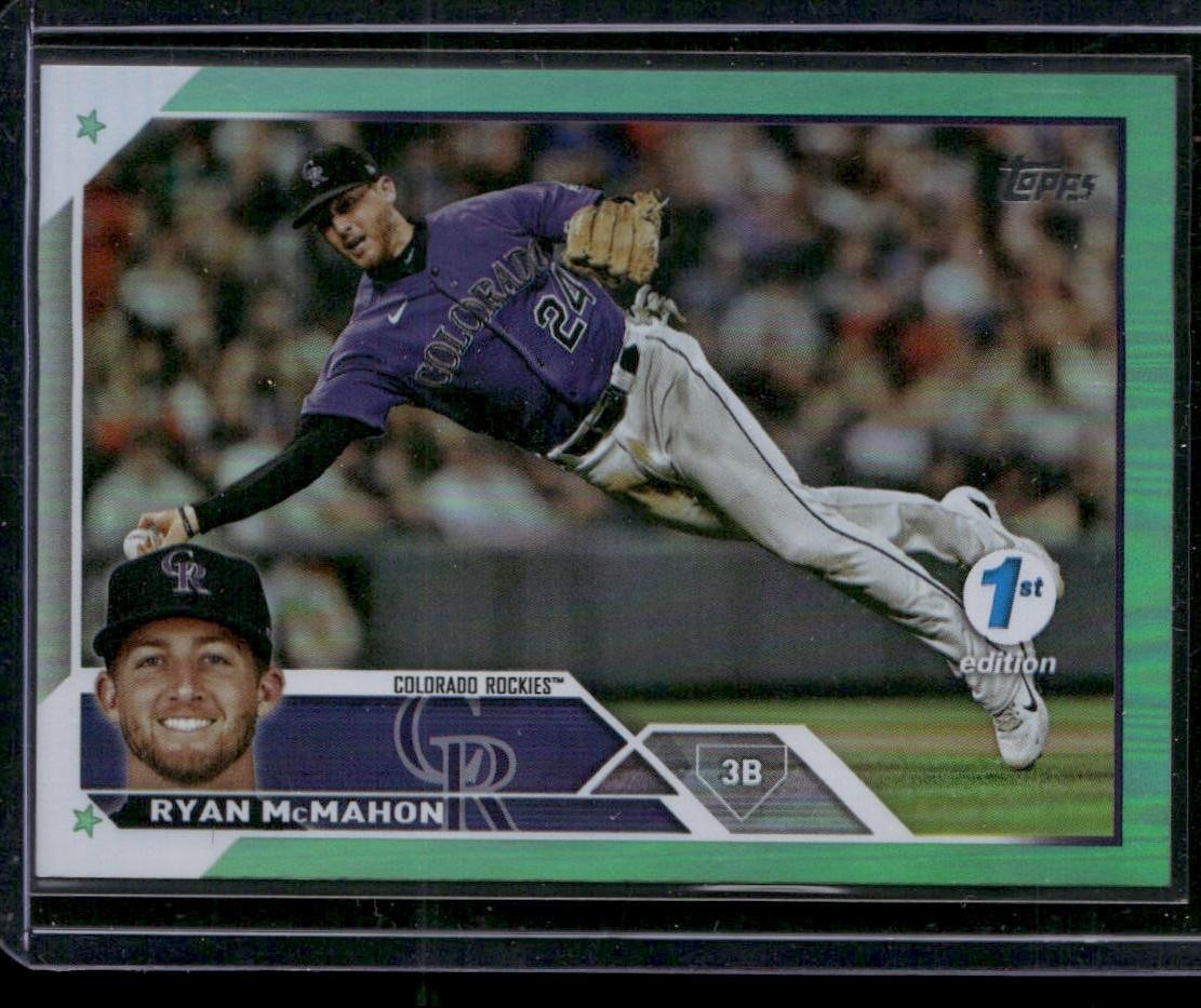 2023 Topps 1st Edition #301 Ryan McMahon Green Foil #/150