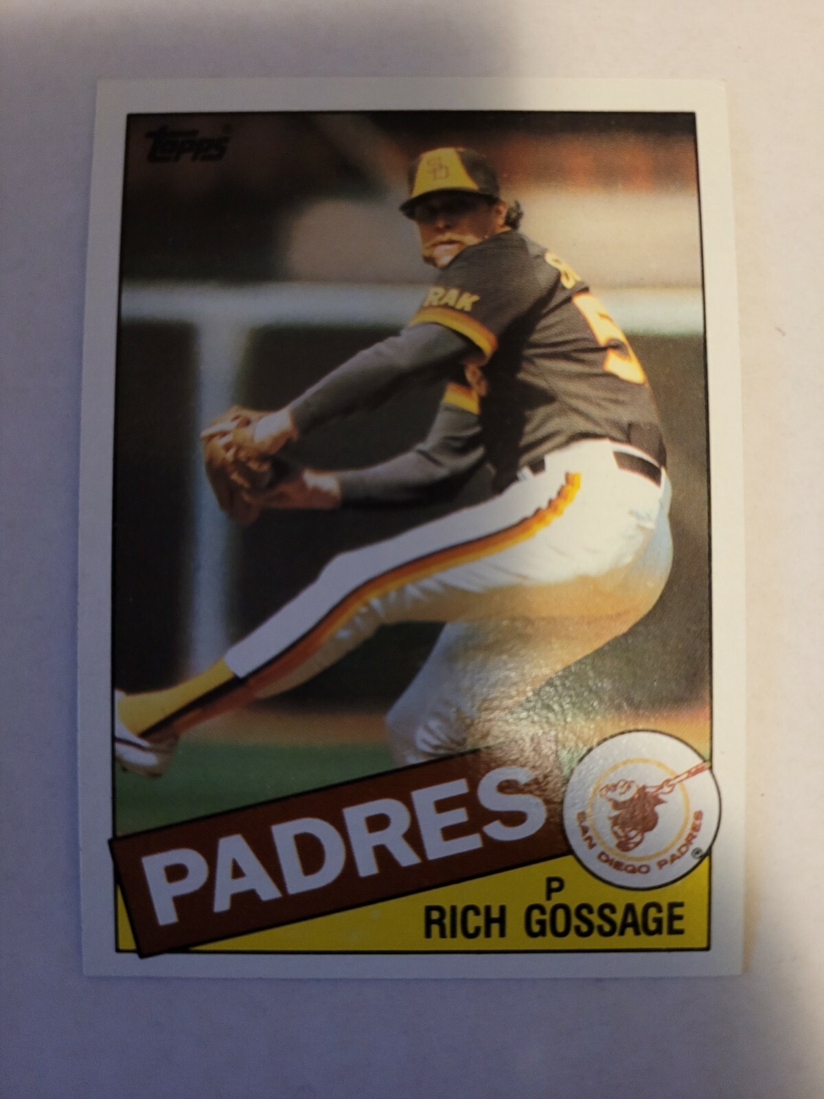1985 TOPPS RICH GOSSAGE #90 NM