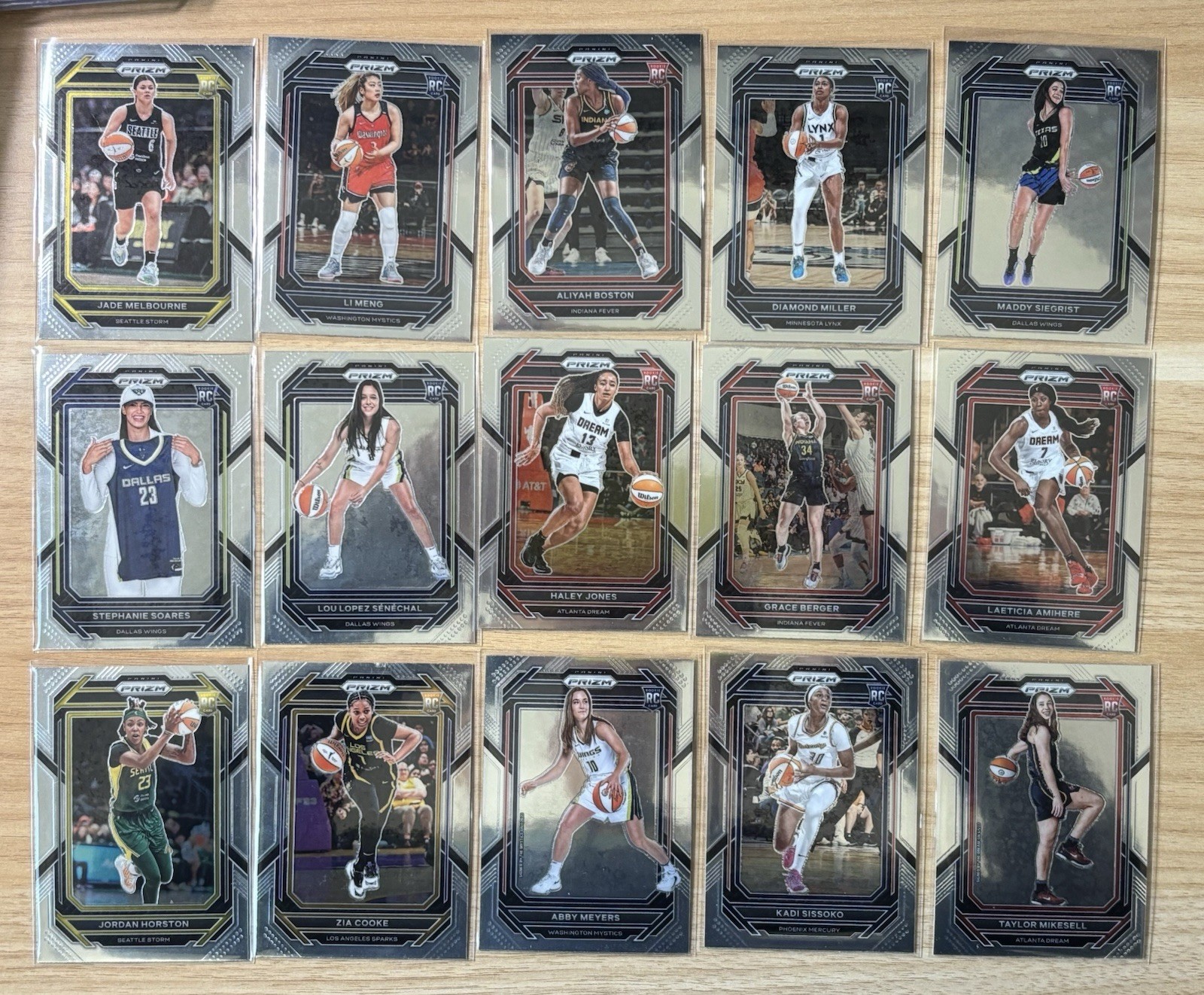 2023 Prizm WNBA Complete Set 150 cards Aliyah Boston Horston Juhasz Siegrist RC
