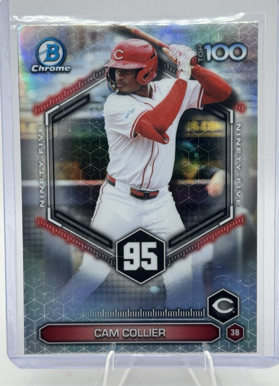 Cam Collier 2026 Bowman Chrome Baseball – Top 100 Prospect Card# BTP-95