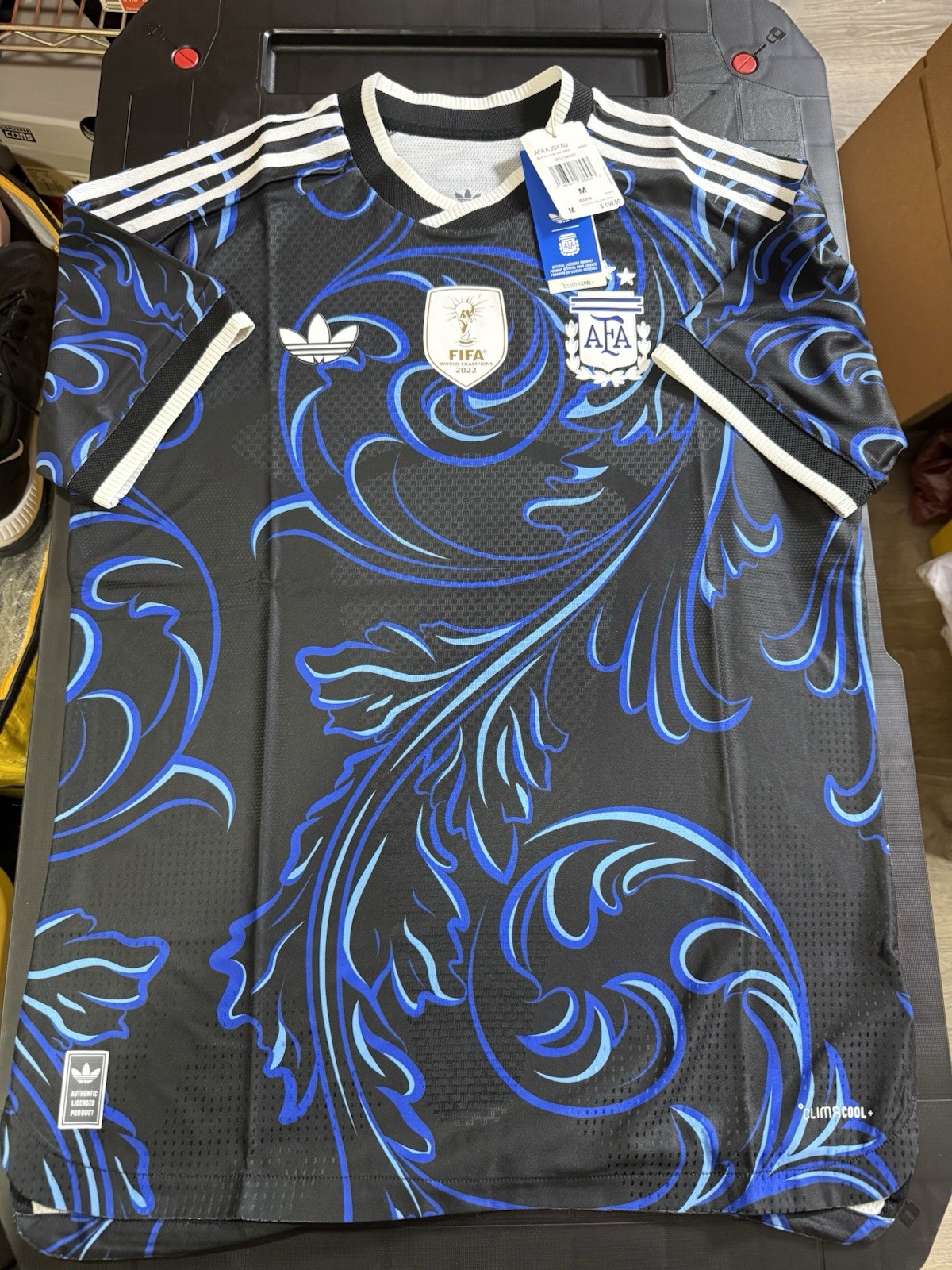 Adidas 2026 Argentina Authentic Away Soccer Jersey Men’s Size M-3XL – JM5901
