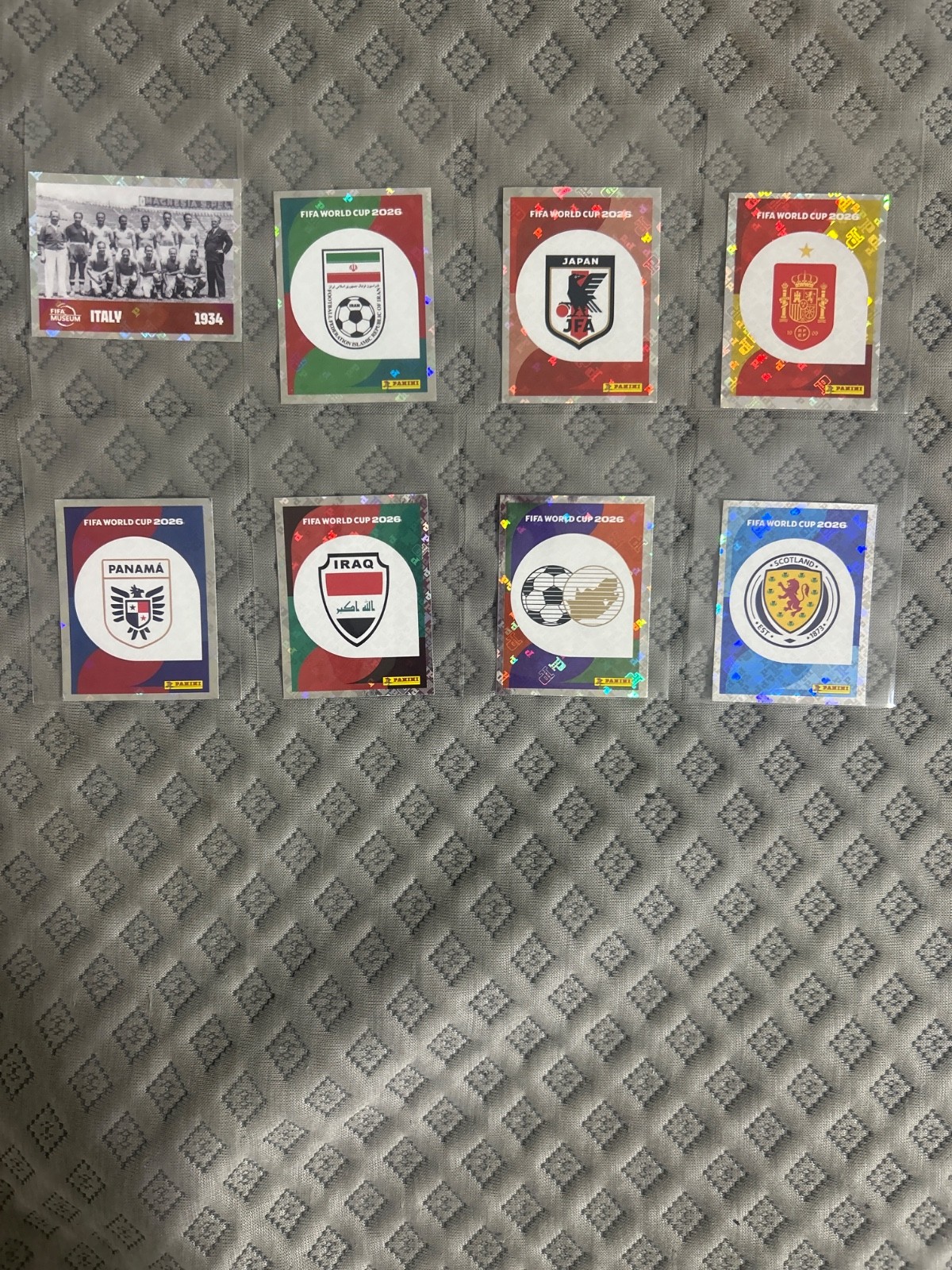 Panini FIFA World Cup 2026 Team Logo and FWC Single Stickers