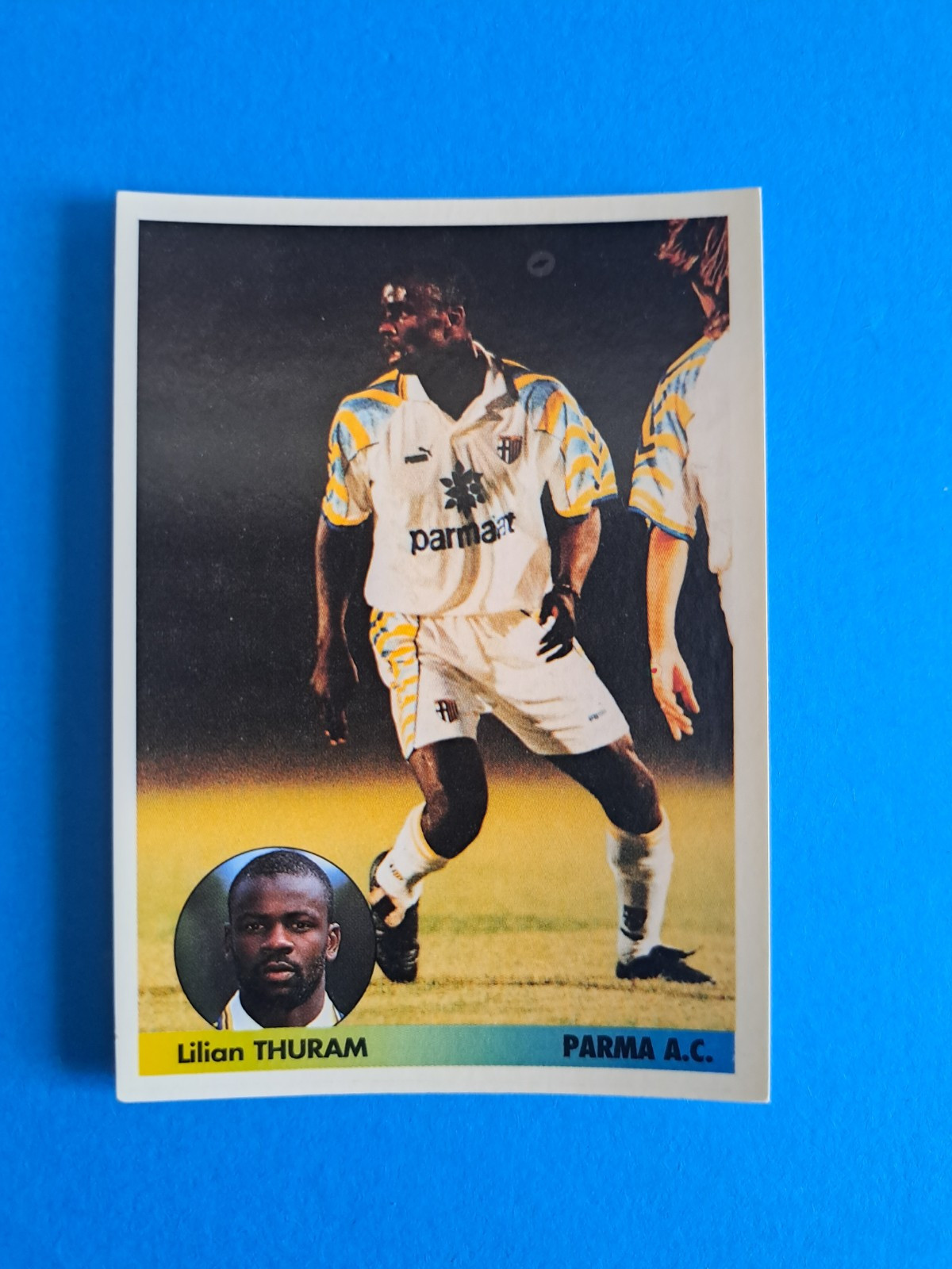 Thuram France ROOKIE Parma 96-97 PANINI MELHORES EQUIPOS DE EUROPA