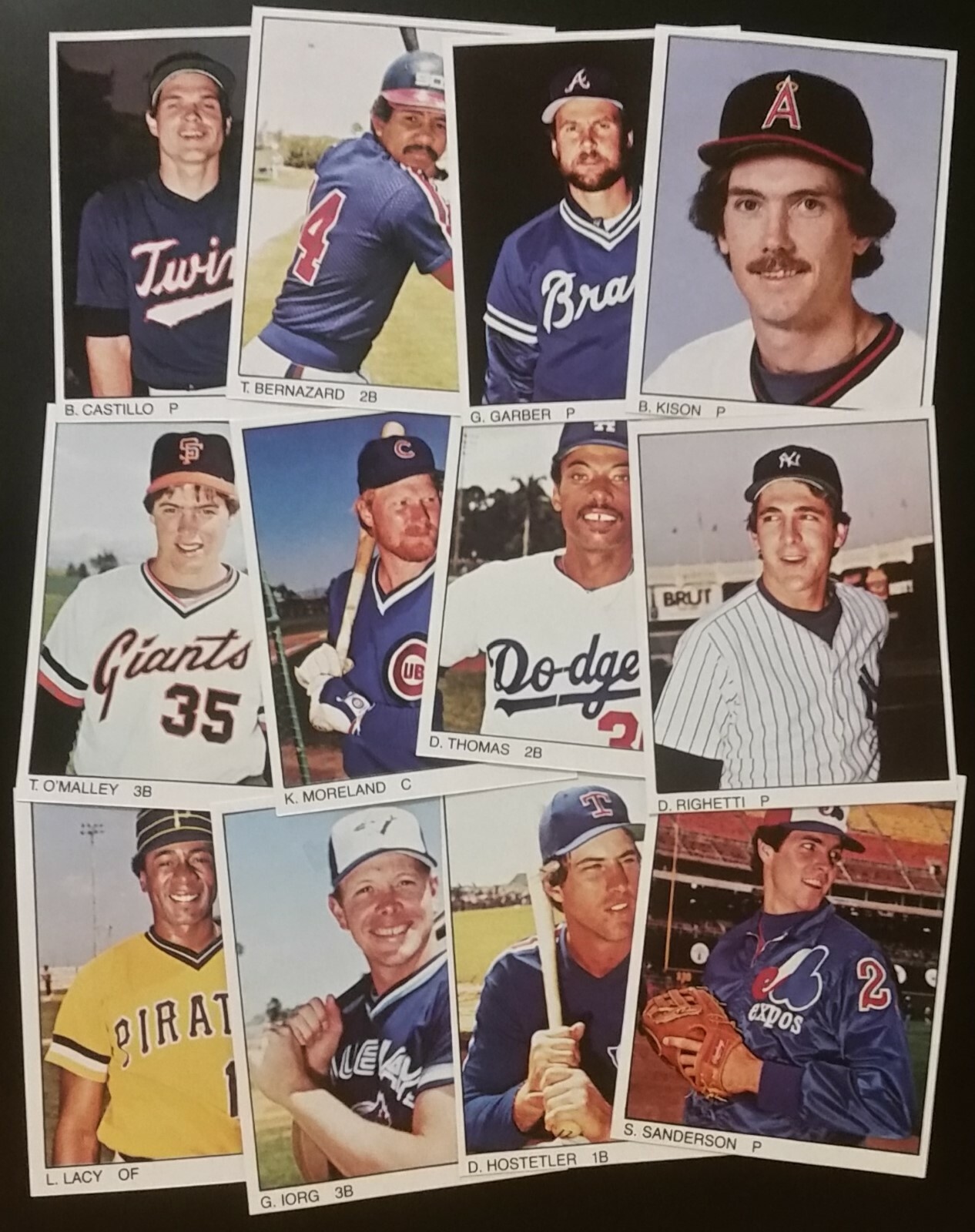 1983 MLB All-Star Game Program Inserts *Pick Your Player* 10+ Items Ship FREE!
