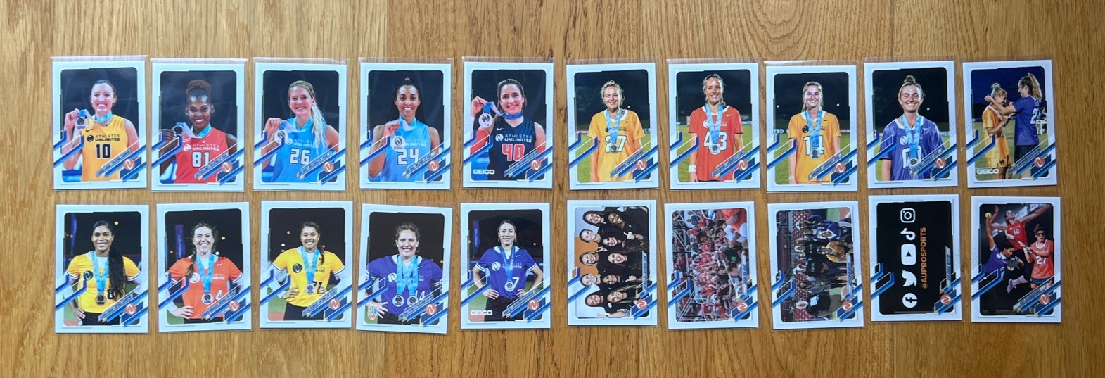 20 Card Base Set 2021 Topps On-Demand Athletes Unlimited Champions Set Awards