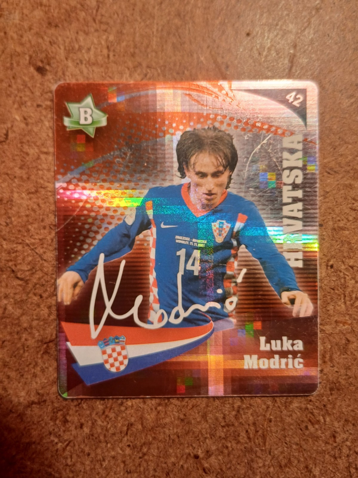 2008 Luka Modric Euro Real Madrid AC Milan Dinamo Rare Ledo Rookie Card Croatia