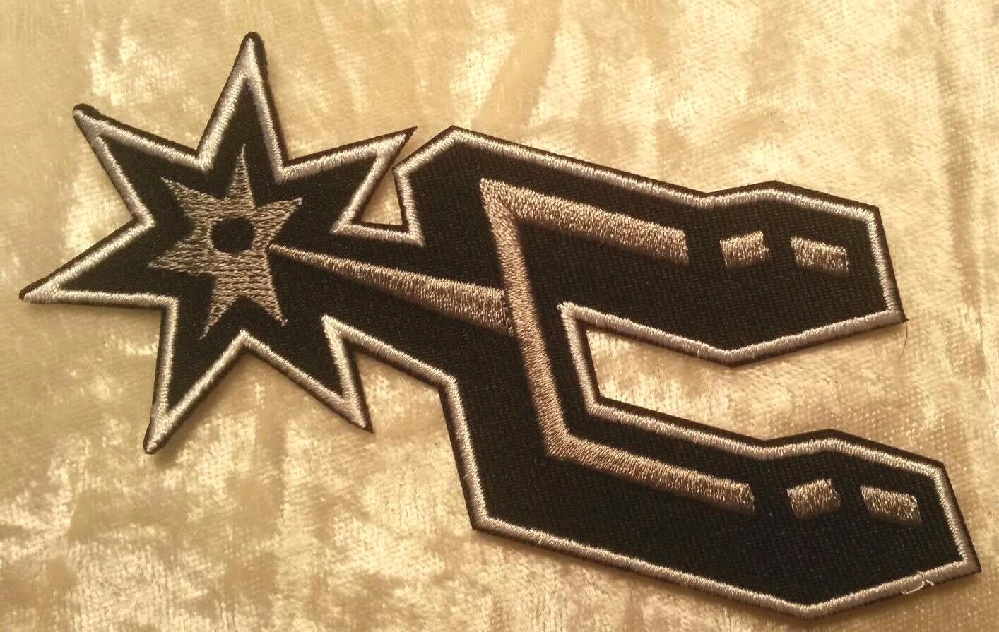 San Antonio Spurs BIG 6.5″ Spur Iron/Sew On Embroidered Patch ~ Free Tracking!