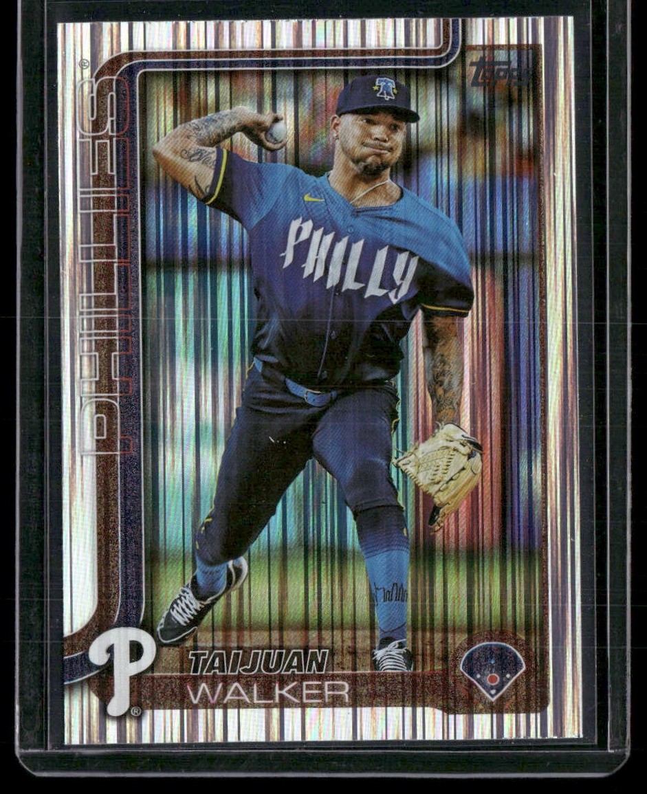 2025 Topps #351 Taijuan Walker Tinsel
