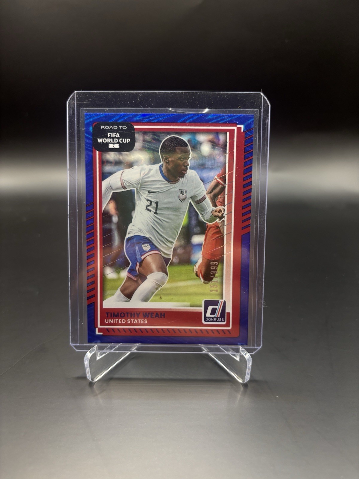 25-26 Panini Donruss World Cup Tim Weah Blue/399