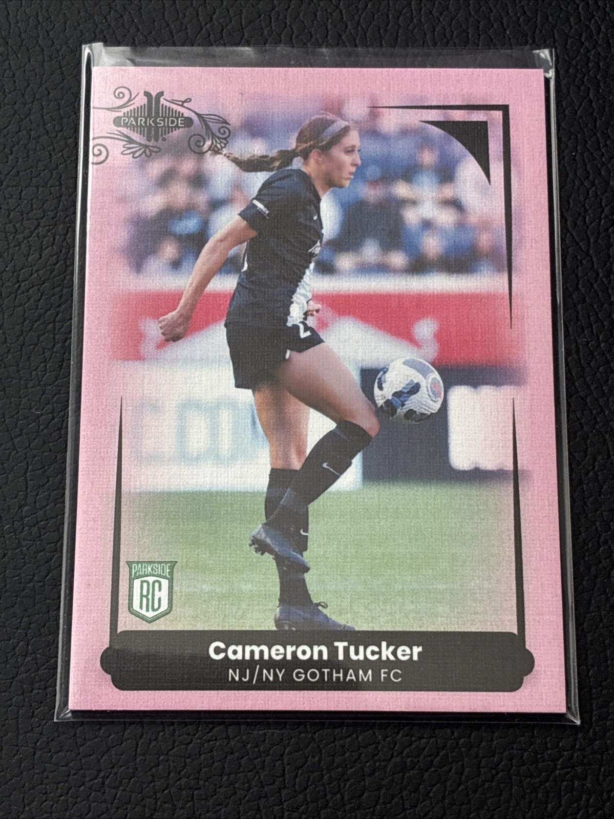 Cameron Tucker 2022 NWSL Parkside Paramount Base Pink Parallel /225 #76 Gotham