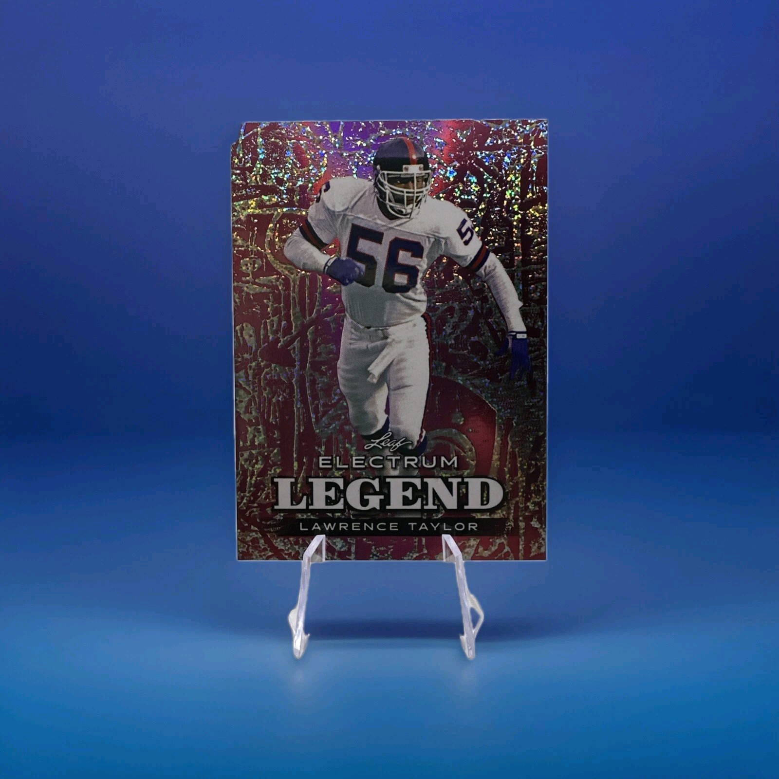 Lawrence Taylor 2024 Leaf Electrum Legends SerialNumbered 4/4
