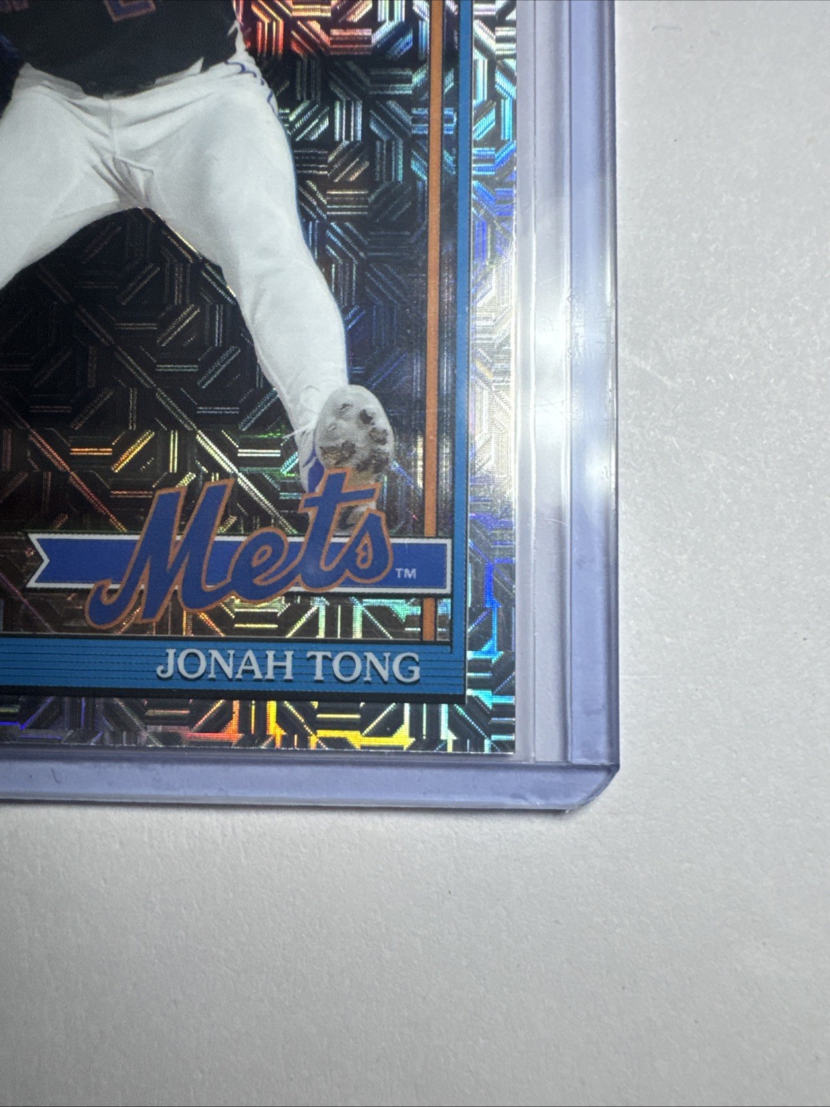 2026 Topps Series 1 Jonah Tong RC 1991 Topps Chrome Silver Pack Mojo #91C-34