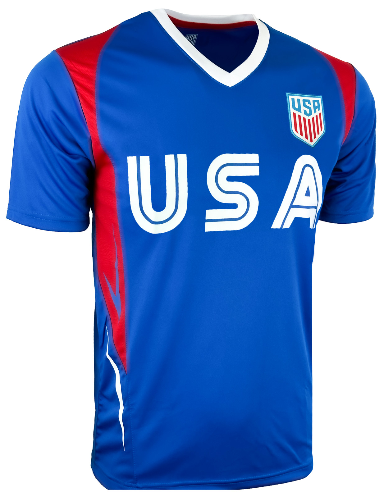 U.S. Soccer Shirt, Adult Sizes, Licensed USA Soccer Performance Jersey