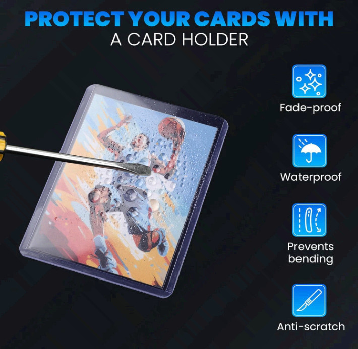 2000 Card Sleeves Top Loaders for Cards, 3″ x 4″ Hard Plastic Toploaders