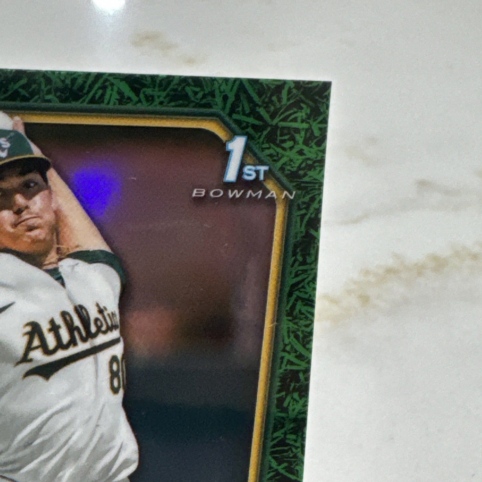 2026 Bowman Chrome Green Grass Gage Jump 77/99 Athletics