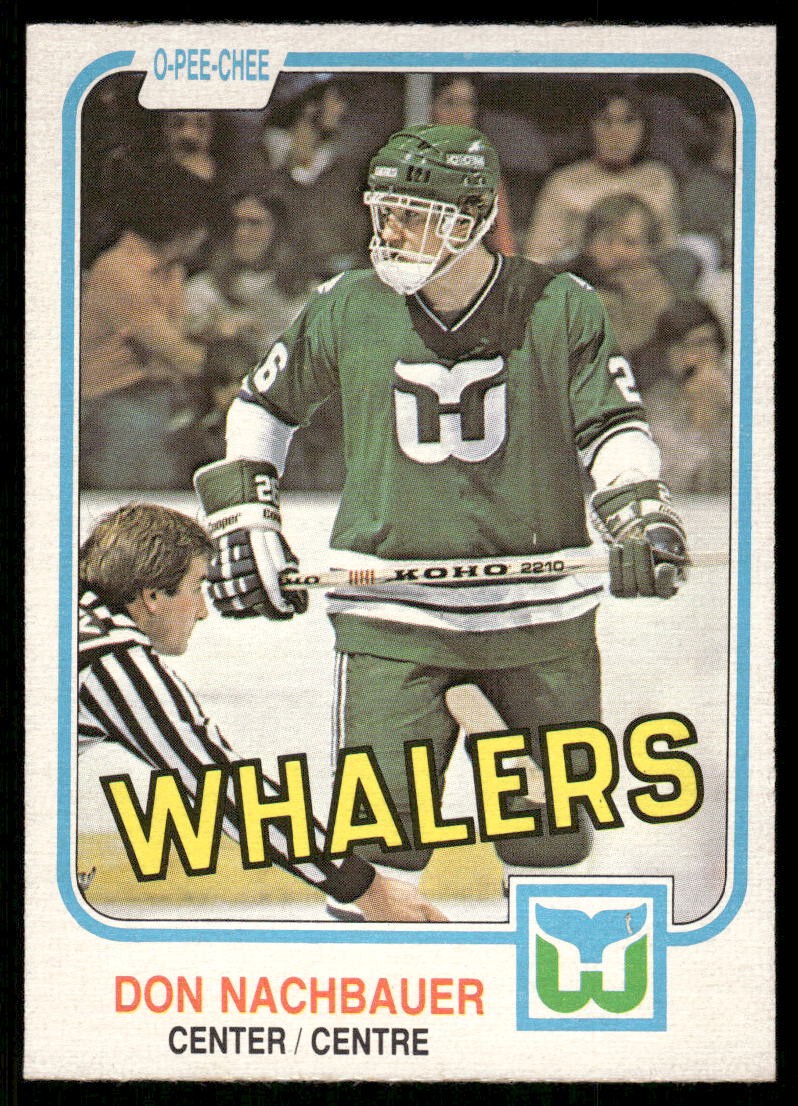 1981-82 O-Pee-Chee Don Nachbaur Rookie #138 Hartford Whalers