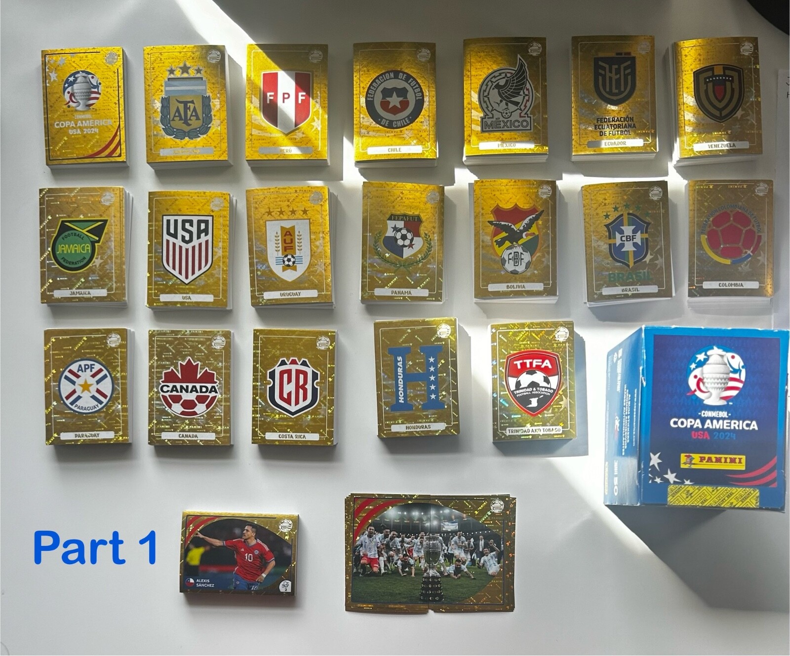 Copa America 2024 Panini Stickers White/Foils – Pick your sticker – USA – PART 1