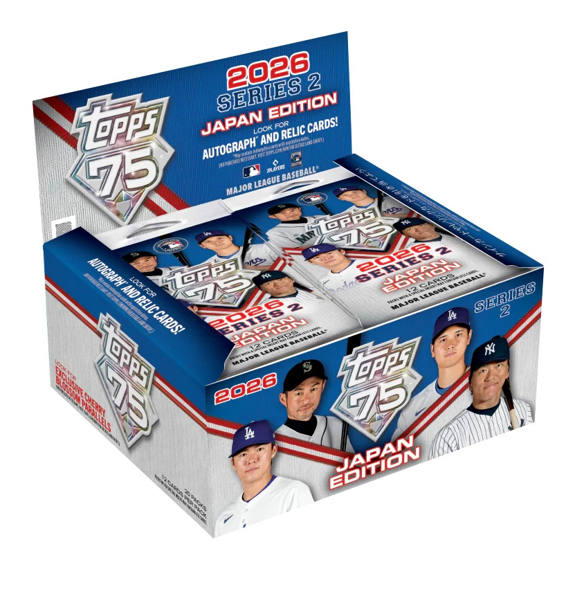 PSL 2026 Topps MLB Series 2 Japan Edition Factory Sealed Box NEW