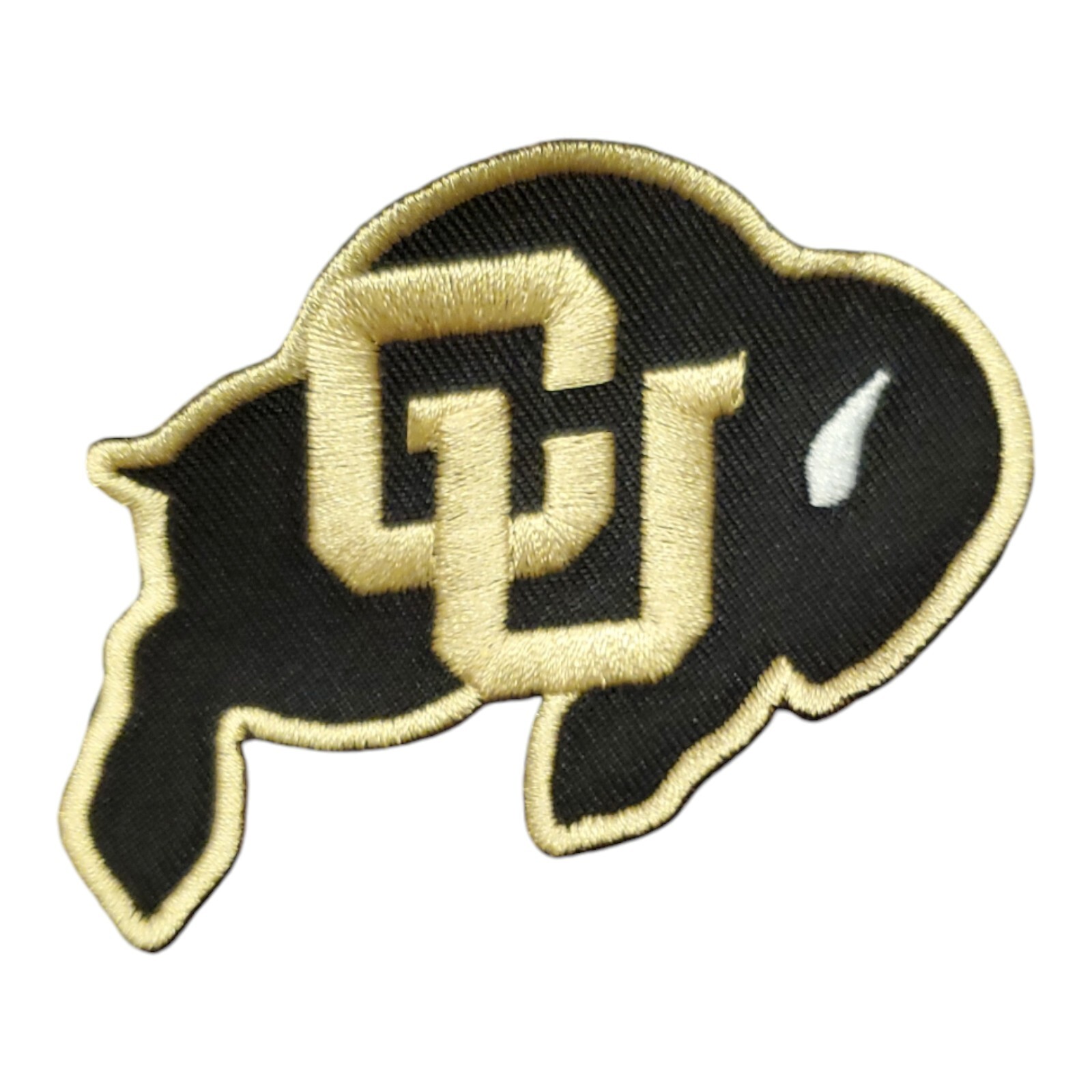 Colorado Buffaloes Patch. Fully Embroidered. Iron On Backing 3″X2″