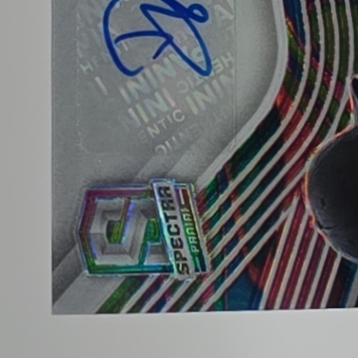2021 Spectra Dylan Cease In The Zone Auto Neon Marble /5 Chicago White Sox