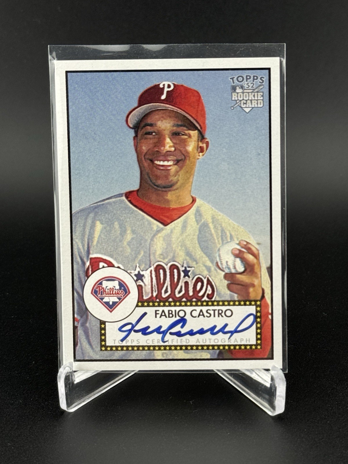 2006 Topps ’52 Rookie Autograph Fabio Castro #52S-FC Philadelphia Phillies