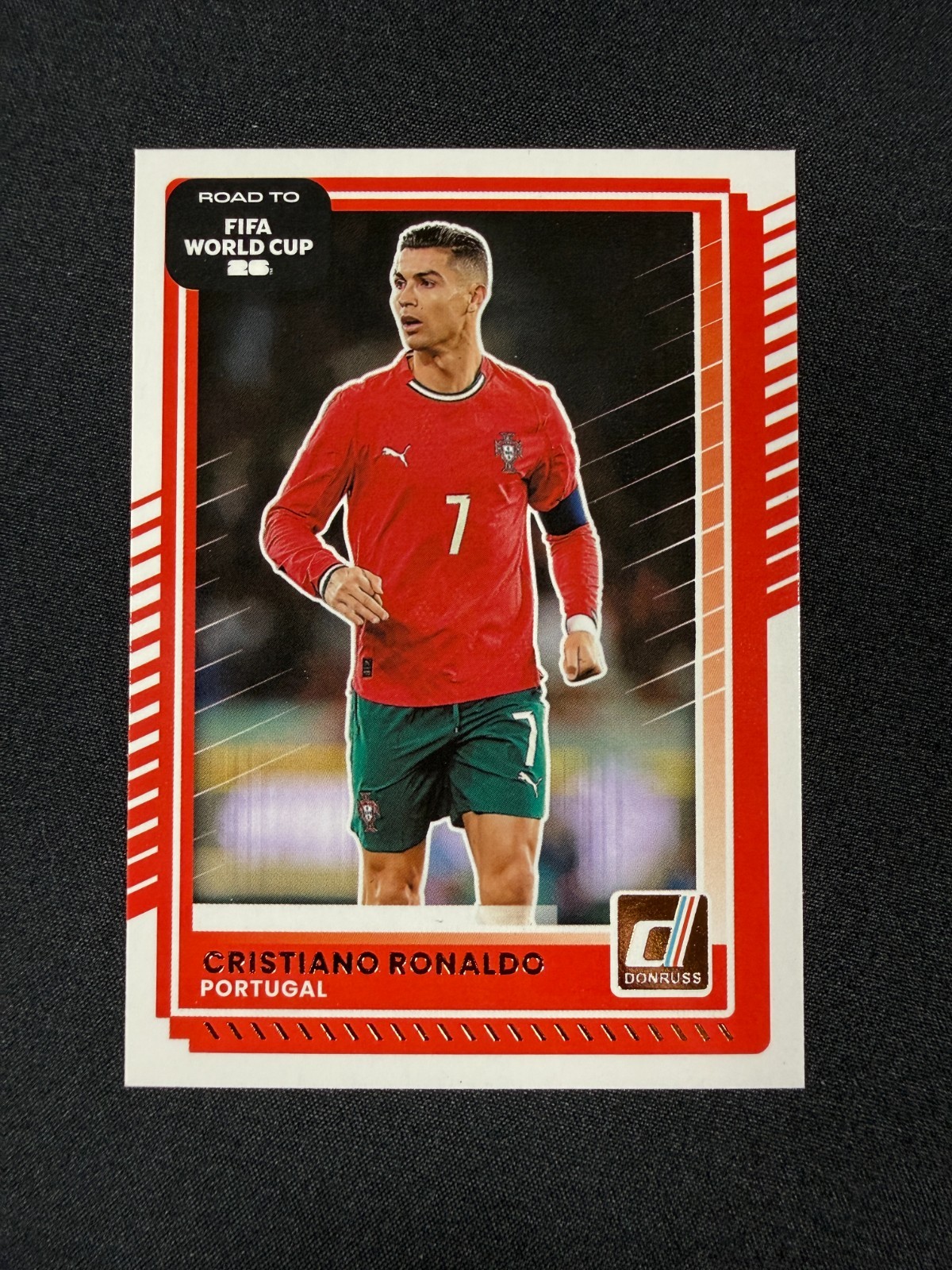 2025-26 Donruss Soccer Road To FIFA World Cup – #91 Cristiano Ronaldo, Portugal