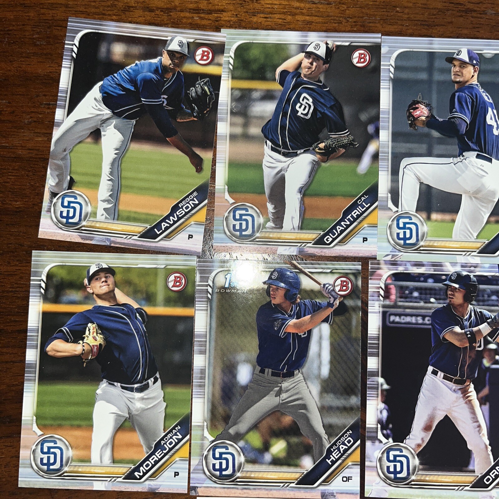 San Diego Padres Cards Includes Tatis, Mochado, Abrams, Hassell Option #1