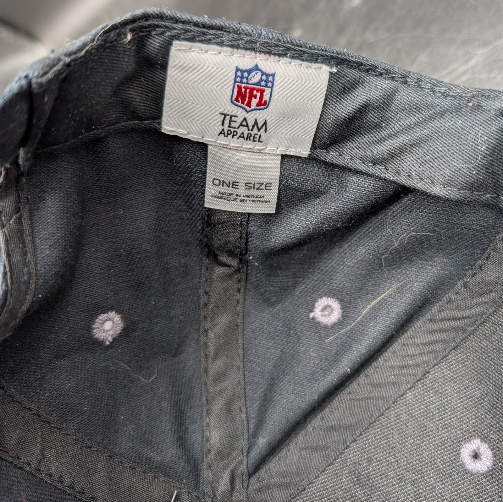 2018 Superbowl Champions Hat Patriots Black/Grey Team Apparel One Size