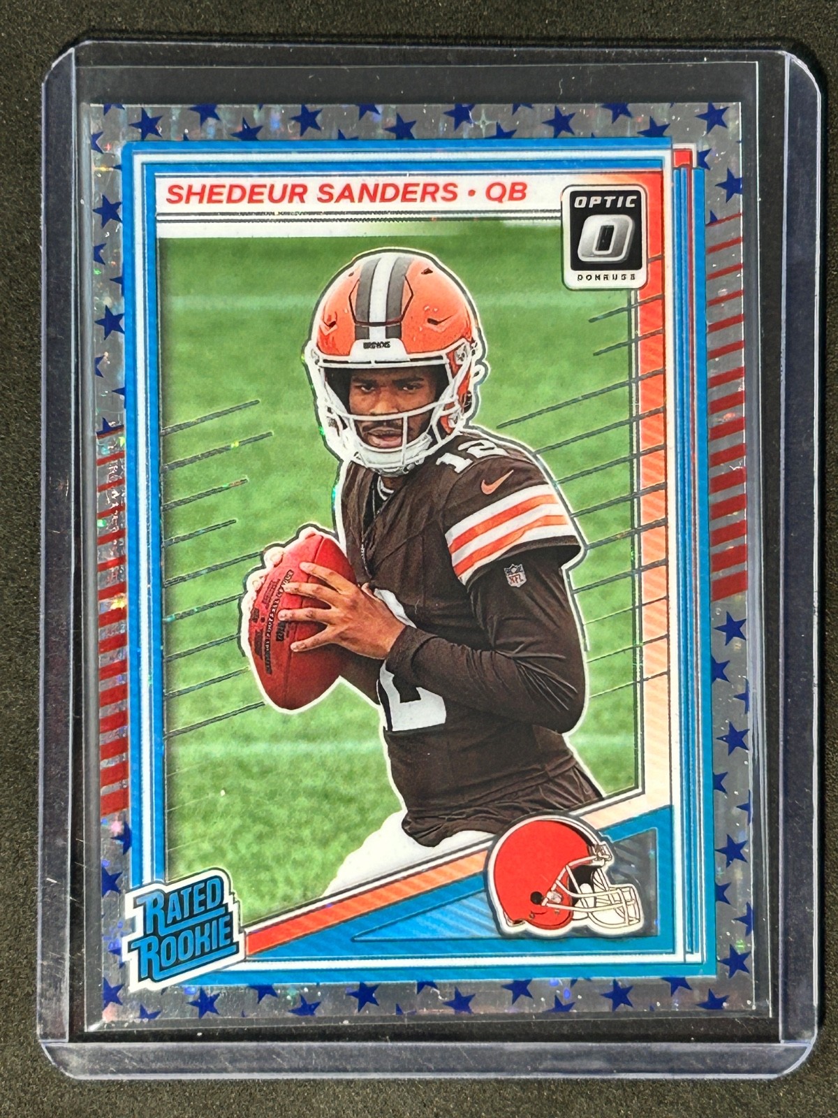 2025 Panini Donruss Optic Rated Rookie Shedeur Sanders RC #203 Stars Parallel
