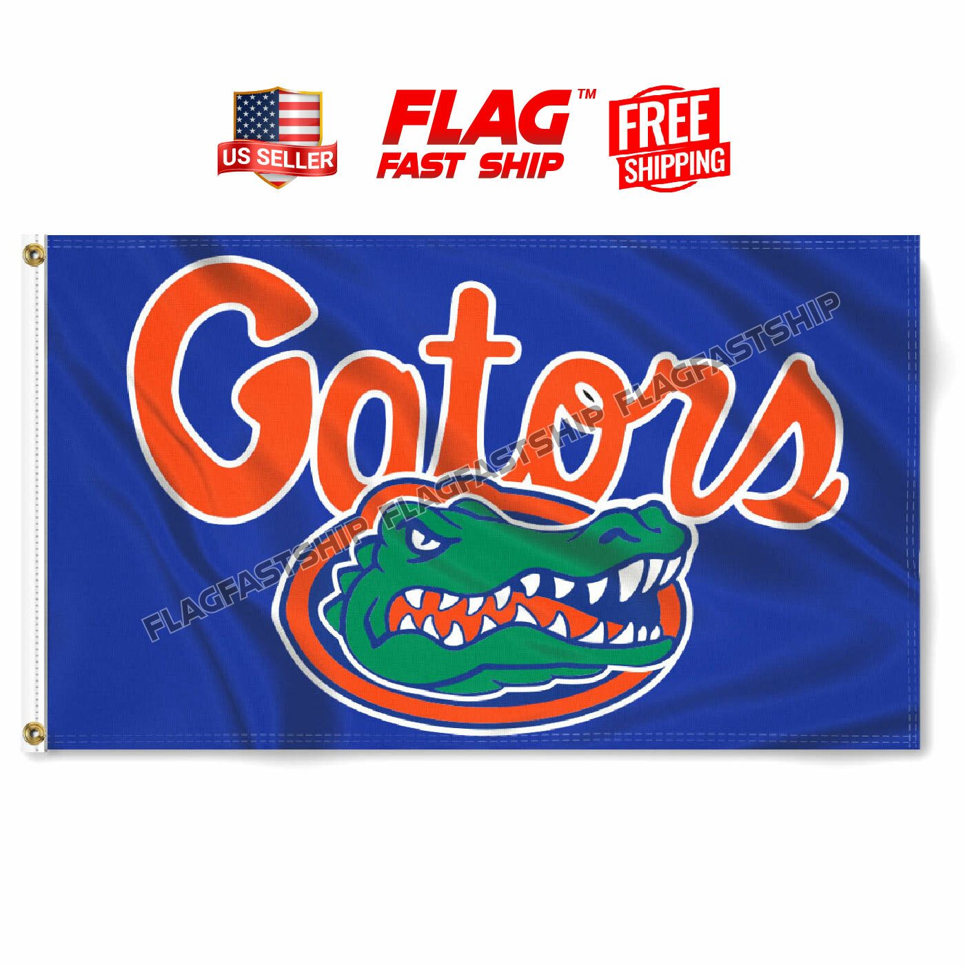 Florida Gators Flag ~ Large 3’X5′ University of Florida NCAA FAST Free Shipping