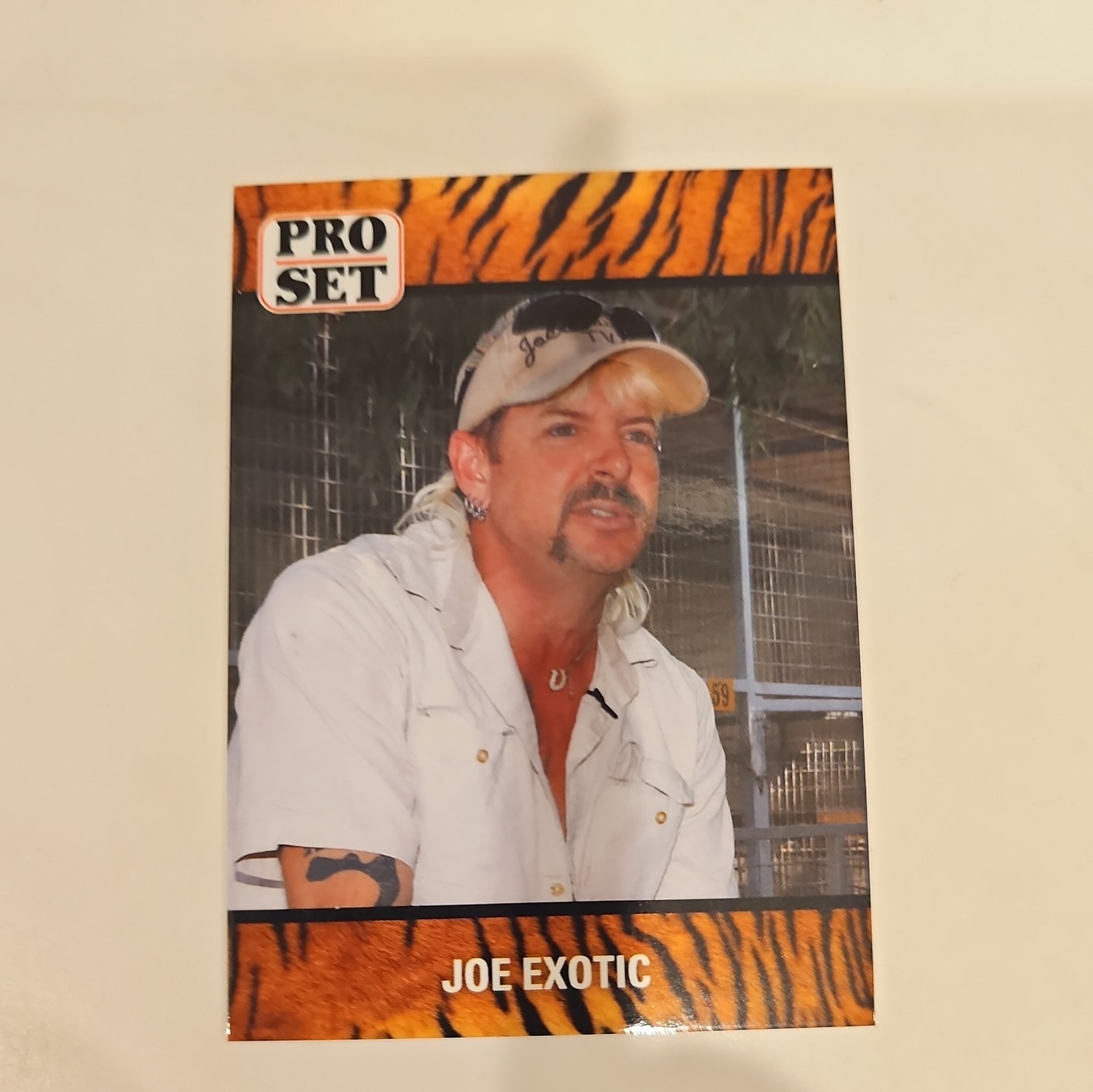2021 Leaf Pro Set Joe Exotic Tiger King JE1 RC Rookie Card