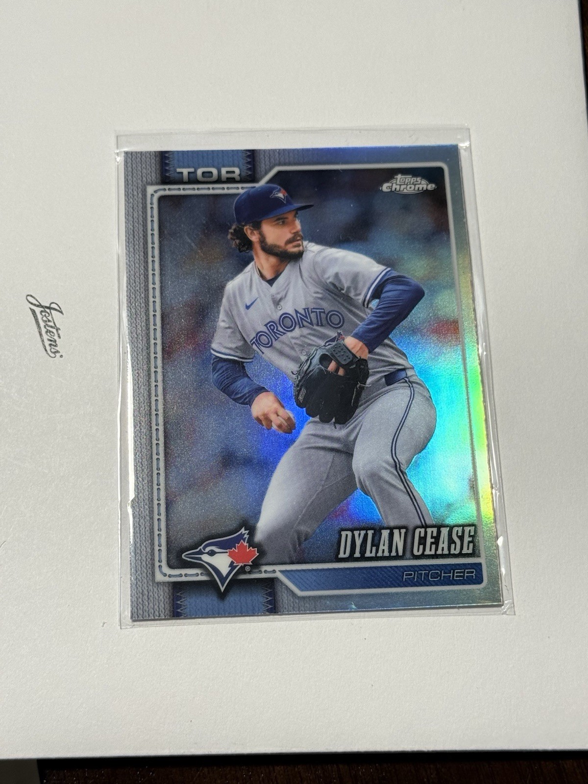 2026 Topps Chrome Baseball – Dylan Cease #208 REFRACTOR Blue Jays