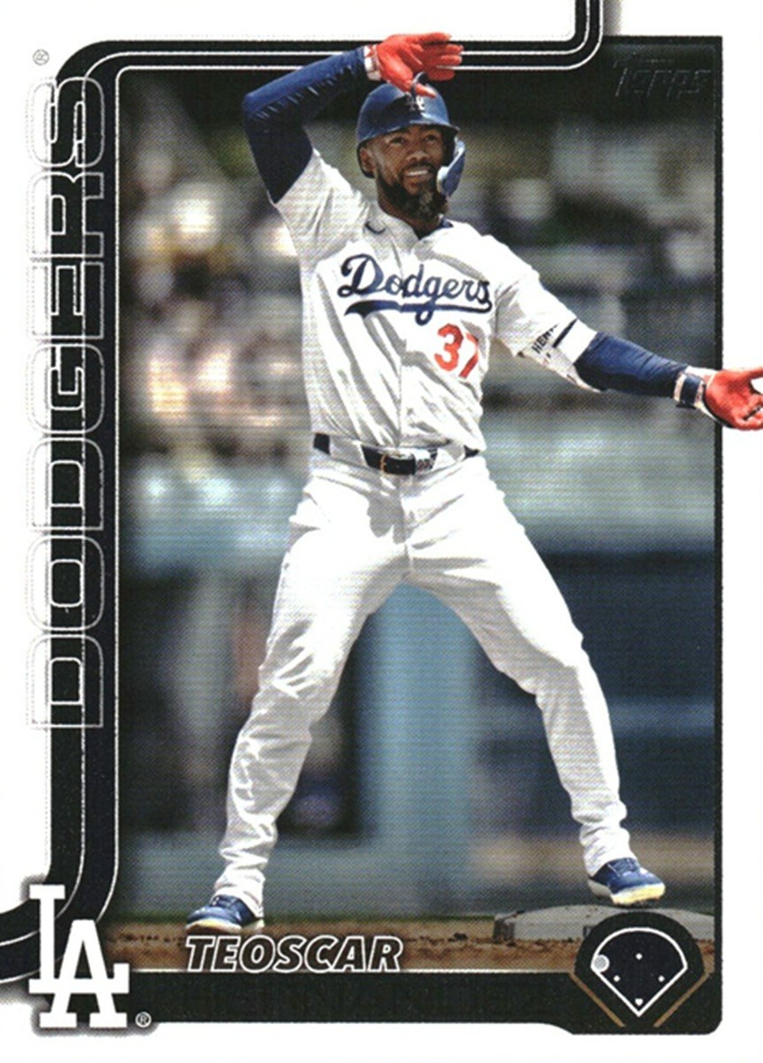 2025 Topps #176 Teoscar Hernandez Los Angeles Dodgers