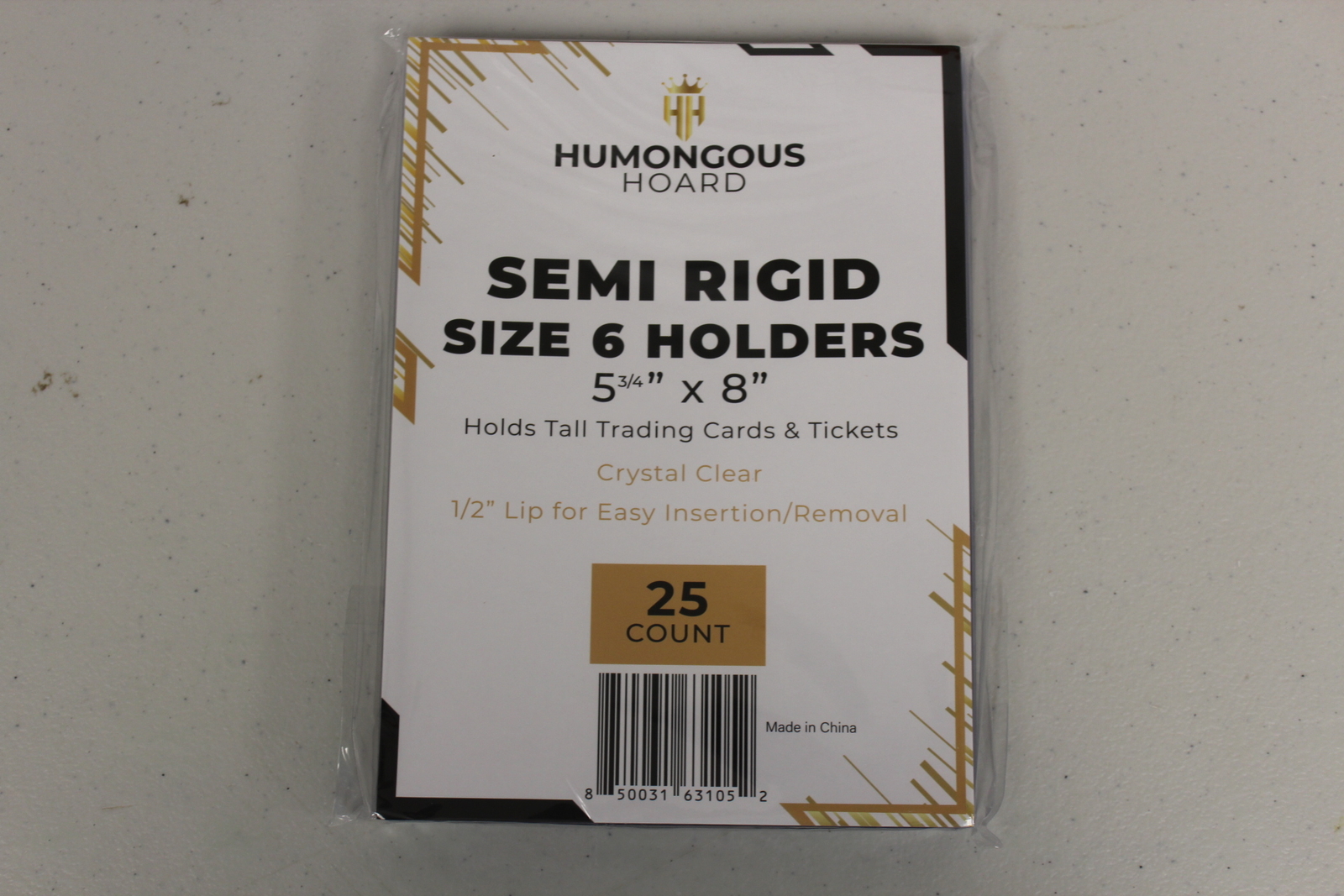 (25) Humongous Hoard Semi Rigid Size 6 Sportscaster Postcard Oversize 5 3/4 x 8″
