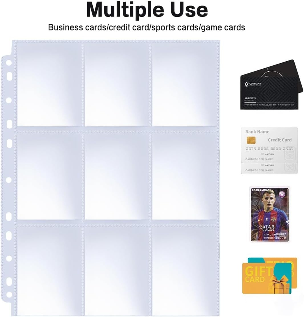 Acid-Free 200 Pack Trading Card Sleeves – Protect and Organize with Ease