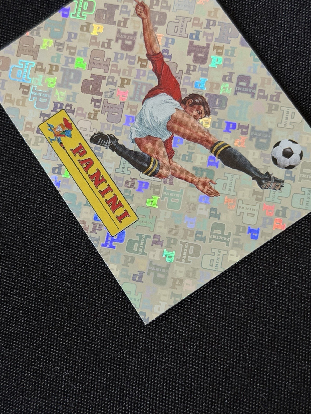 2026 Panini FIFA World Cup – RARE Rainbow Foil Panini Logo Sticker #00