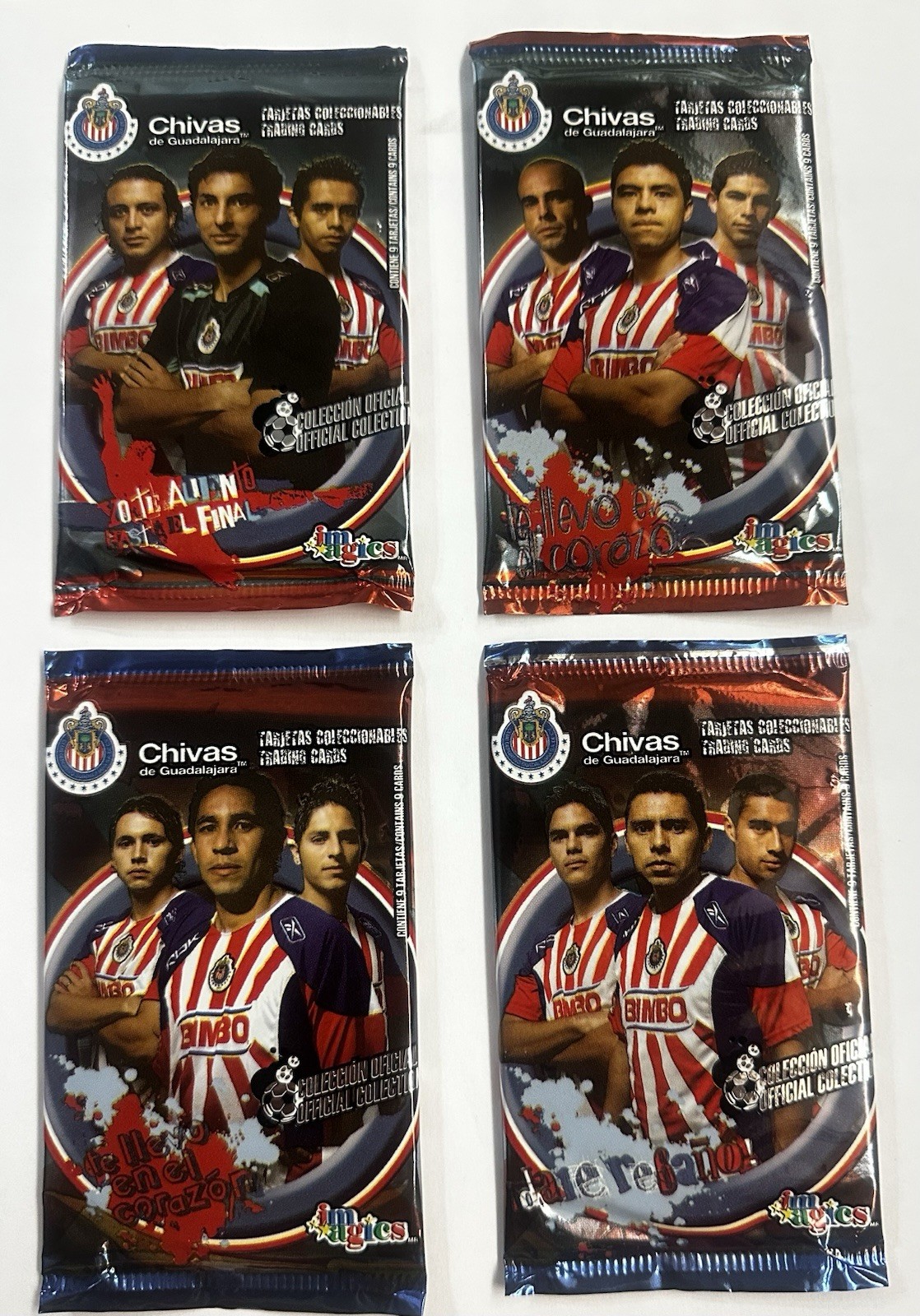 Chivas 2009-10 Imagics Mexican Soccer cards (8 Brand New Random Unopened Packs)