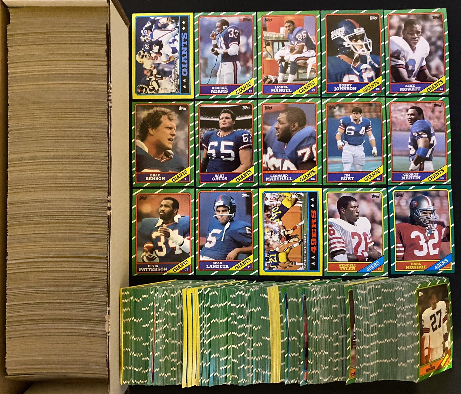 1986 Topps – Football Cards – #1-199 – Complete Your Set – You U Pick